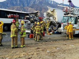 At Least 13 Killed In California Tour Bus Crash: Report At Least 13 Killed In California Tour Bus Crash: Report