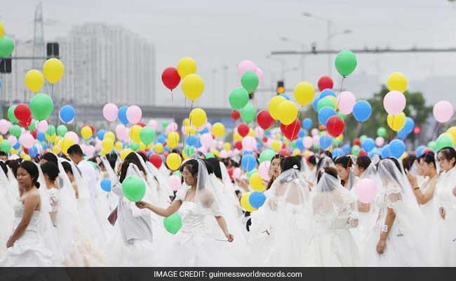 World's Largest Gathering Of Brides Sets Guinness Record