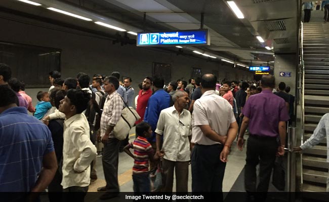 Panic After Monkey Sneaks Into Delhi Metro Station