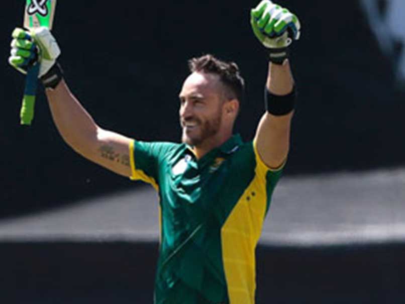 Faf du Plessis First To Score Ton In All Formats At Same Venue