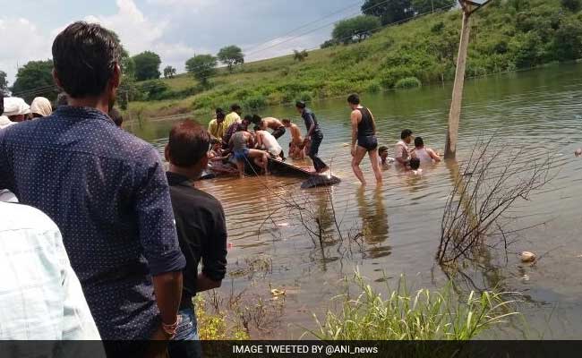 10 Dead As Bus Falls Into Reservoir In Madhya Pradesh