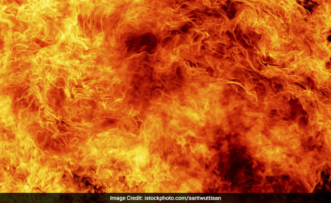 Fire Breaks Out In plastic Scrap Market In Delhi's Mundka Area