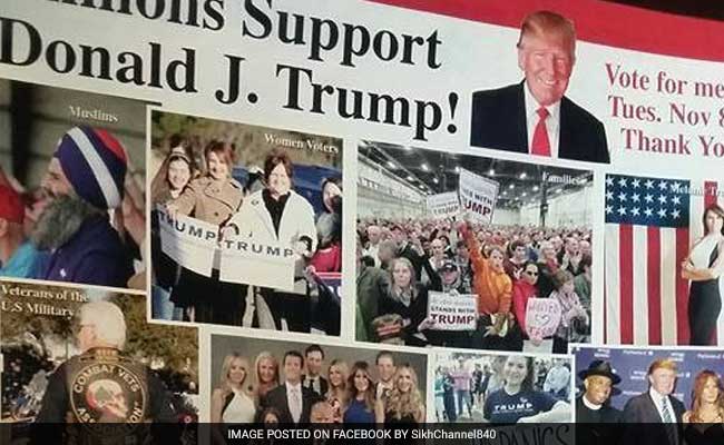 Donald Trump Campaign Portrays Sikh As Muslim Supporter In Handbills: Report