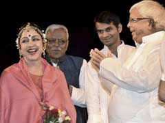 Remember That One-Liner? Now Lalu Yadav And Sons Watch Hema Malini's Show