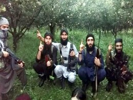 On Social Media, A Hizbul Mujahideen Video Of Terrorists Hugging, Laughing In Orchard On Social Media, A Hizbul Mujahideen Video Of Terrorists Hugging, Laughing In Orchard