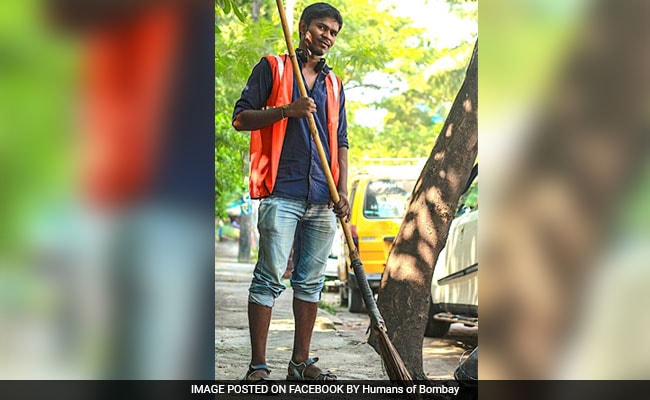 Dear PM, This Human of Bombay Is A Swachh Bharat Mascot, Right There
