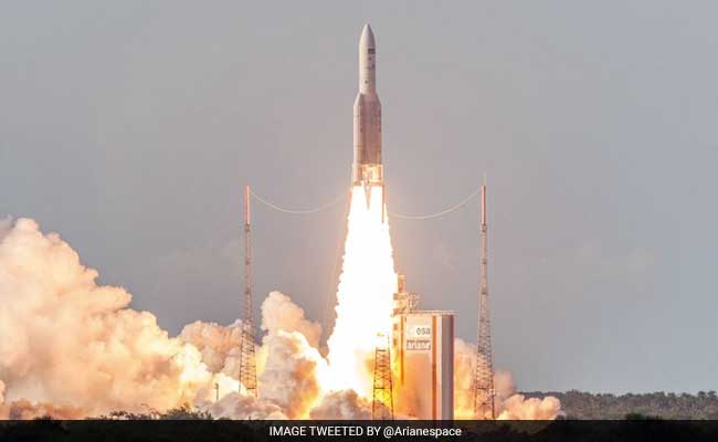 ISRO's GSAT-18 Satellite Launched Successfully On Board Ariane-5 From Kourou