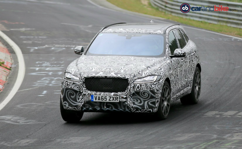 Jaguar F-Pace SVR Spotted Testing