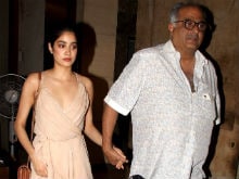 Sridevi's Daughter Jhanvi Kapoor Makes Heads Turn At <i>Mirzya</i> Screening