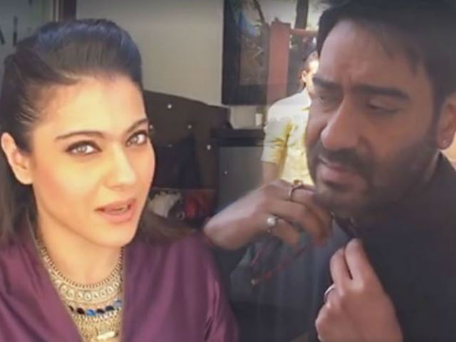 Ajay Devgn's '<i>Aata Majhi Satakli</i>' Response To Kajol's Marathi Lesson