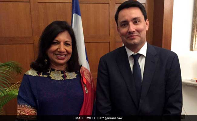 Kiran Mazumdar-Shaw Conferred Highest French Civil Distinction