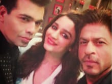 Shah Rukh Khan And Alia Bhatt Sipped <I>Koffee With Karan</i>. Seen This Pic Yet?