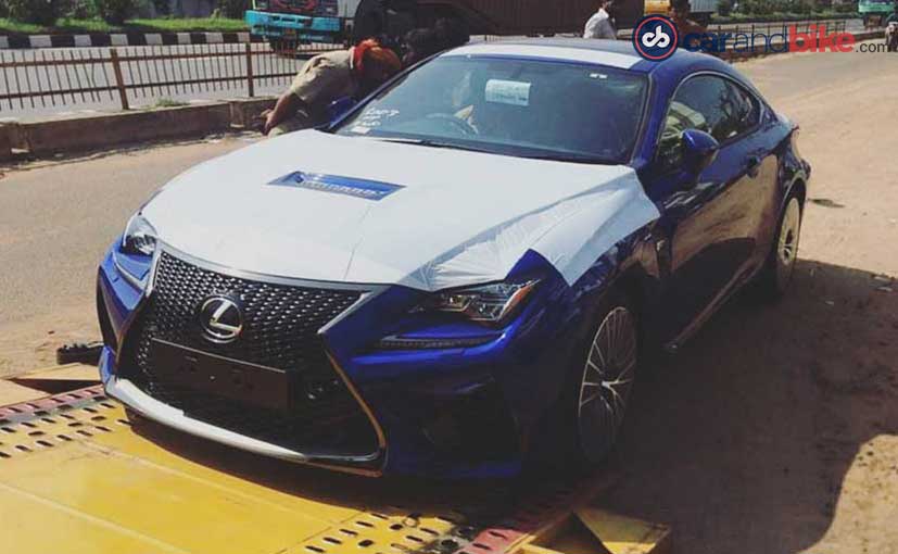 lexus rc f spotted india 827x510