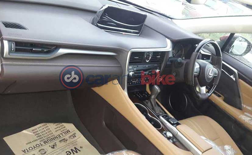 Lexus RX 450h Interior Spotted