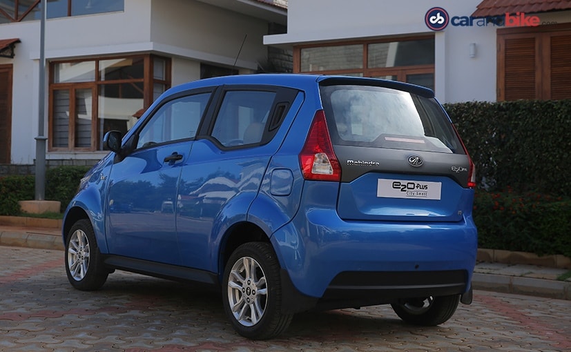 mahindra e2o plus rear