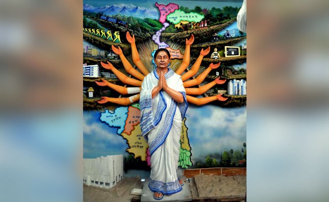 Didi As Durga? Mamata Banerjee With 12 Arms
