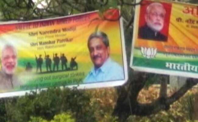 PM Modi's Warning Aside, BJP Posters Paint Triumph Of Surgical Strikes