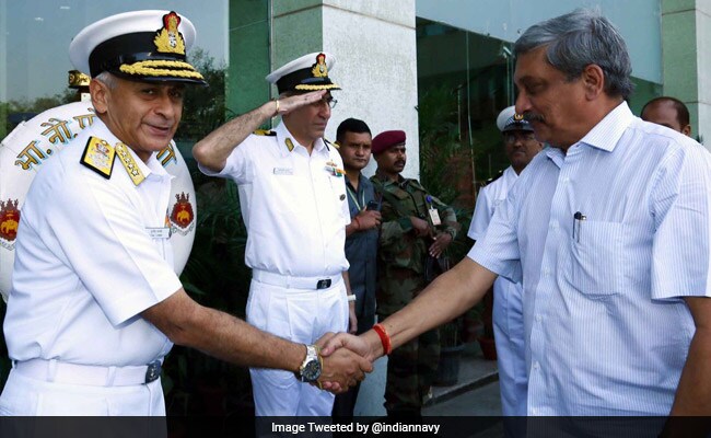 Defence Minister Manohar Parrikar Hails Navy For Indigenisation