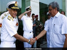 Defence Minister Manohar Parrikar Hails Navy For Indigenisation Defence Minister Manohar Parrikar Hails Navy For Indigenisation