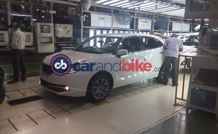 Maruti Suzuki Baleno SHVS Production Spied