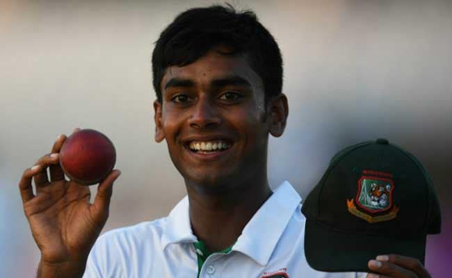18 साल के बांग्‍लादेशी स्पिनर मेहदी हसन का डेब्‍यू टेस्‍ट में कमाल, इंग्‍लैंड के पांच विकेट झटके