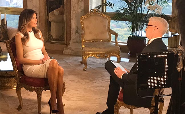 Melania Trump Calls Taped Comments By Donald Trump 'Boy Talk'