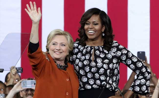 First Ladies 'Rock': Michelle Obama Stumps With Hillary Clinton