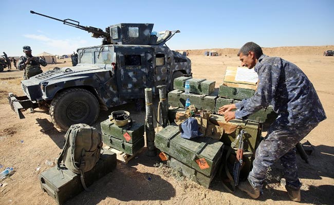 Iraqi Forces Near Mosul Mosque Where ISIS Declared 'Caliphate'