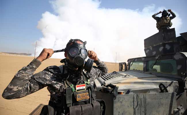 Hundreds Sickened As ISIS Set Sulfur Mine Ablaze To Slow Troops' Advance On Mosul
