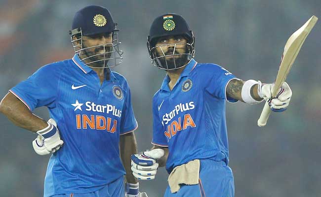 INDvsNZ ODI : कोहली के शतक, धोनी के 80 रन से इंडिया 7 विकेट से विजयी, सीरीज में 2-1 से आगे, जाधव भी छाए