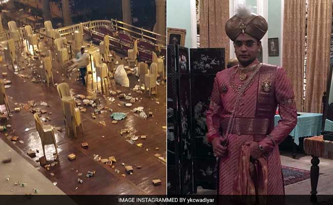 मैसूर के महाराजा ने दशहरा उत्‍सव के दौरान फैलाई गई गंदगी की तस्‍वीरें सोशल मीडिया पर डाली