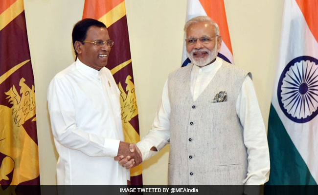 PM Narendra Modi Meets Sri Lankan President