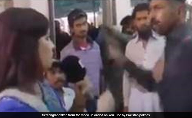 Caught On Camera: Pak Constable Slaps Woman Reporter, Fires Shots In Air