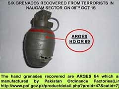 Pak Markings On Grenades Seized From Terrorists In Naugam: Army