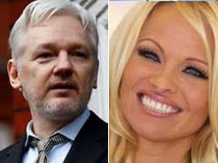 Concerned About Julian Assange's Health, Pamela Anderson Gives Him Vegan Meal