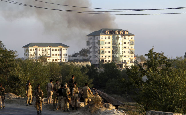 Pampore Encounter: Day Later, Terrorists Hold Out In Government Building