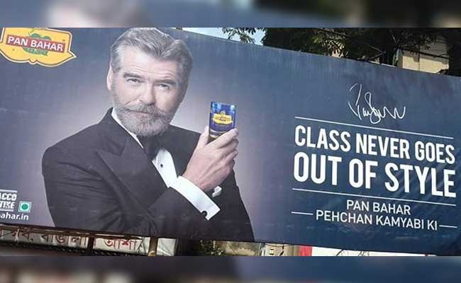 Pierce Brosnan's Pan Bahar Ad Is No Laughing Matter