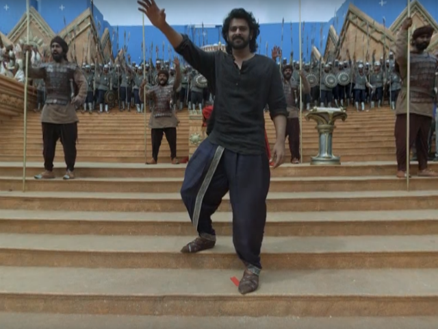 Prabhas, SS Rajamouli  On The Sets Of <i>Baahubali</i>: The Virtual Reality Tour