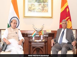 Rajnath Singh Calls On Sri Lankan PM; Discusses Regional Peace Rajnath Singh Calls On Sri Lankan PM; Discusses Regional Peace
