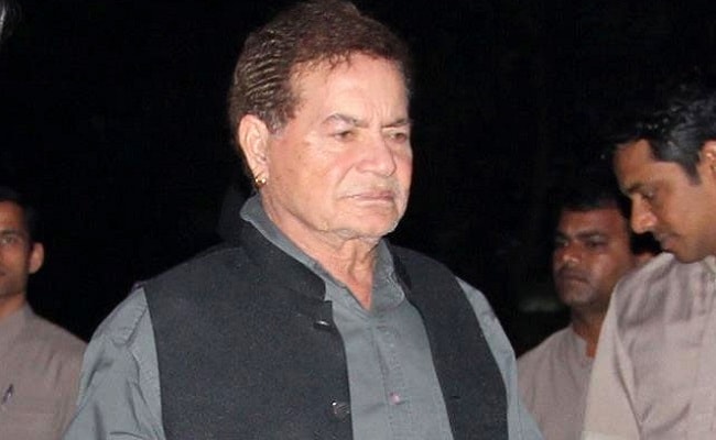 "No Fear": Salim Khan To NDTV After E Shinde Meets Family Over Firing Outside Home