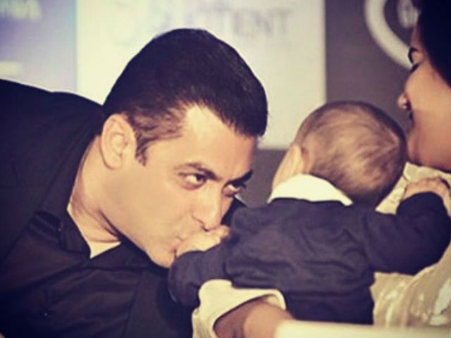 Sorry, Salman Khan. Ahil Gets the Attention in This Picture