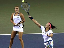 Sania Mirza-Barbora Strycova Lose in Wuhan Open Women's Doubles Final Sania Mirza-Barbora Strycova Lose in Wuhan Open Women's Doubles Final