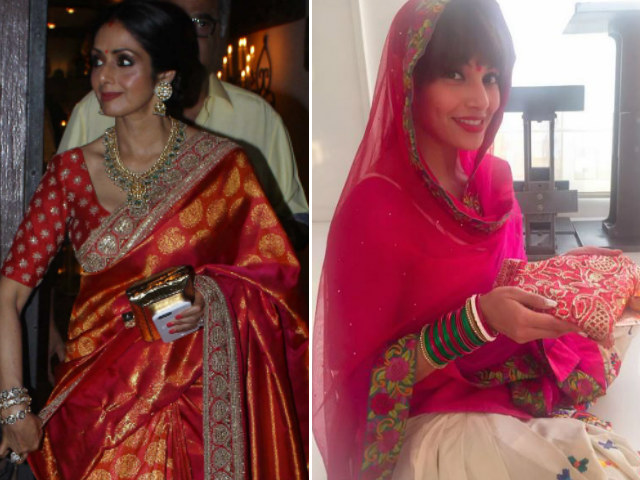 Sridevi and Bipasha Basu's Full Filmy Karva Chauth. See Pics