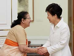 Lok Sabha Speaker Sumitra Mahajan Visits Gimhe, Busan
