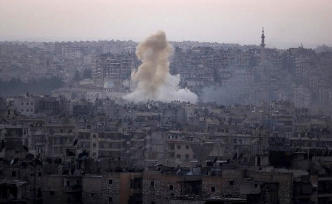 Syrian State Media Say Militants Fire Poison Gas In Aleppo