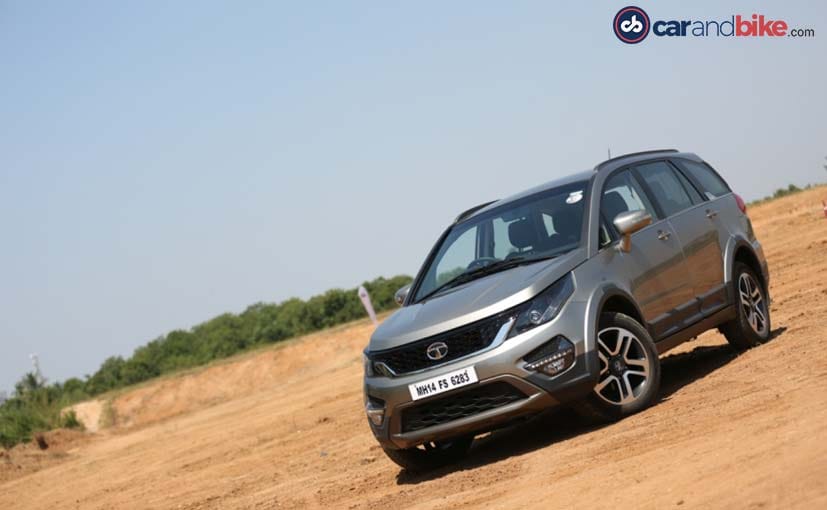 tata hexa front profile