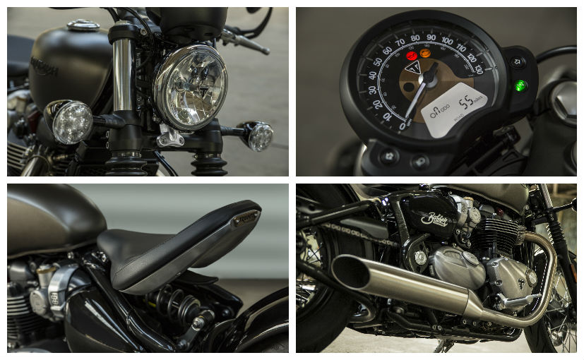 triumph bonneville bobber details