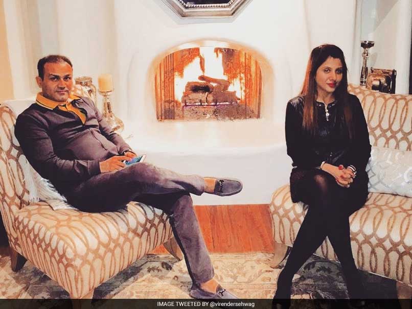 Virender Sehwag Finally Meets His Match In Wife Aarti, On Twitter