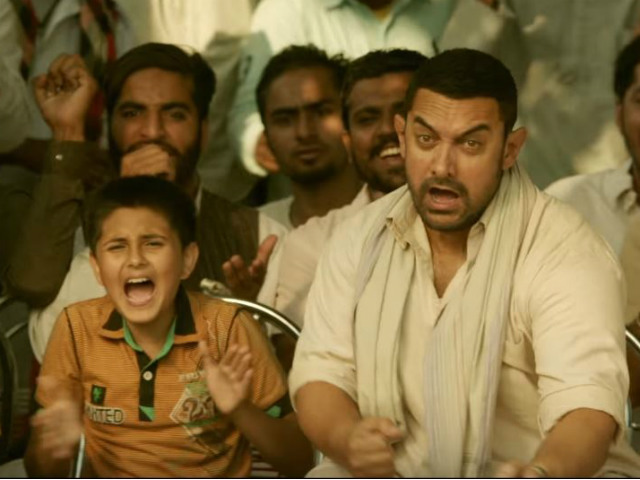 <I>Dangal</i>'s <I>Dhaakad</i> Poster: Aamir Khan and Daughters Mean Business