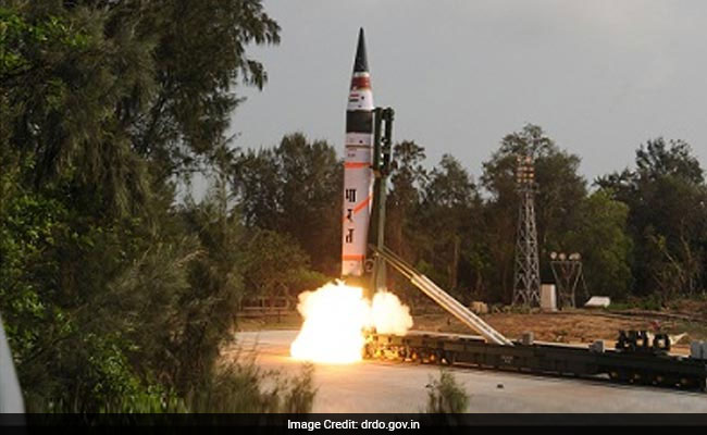 India Test Fires Nuclear-Capable Agni-II Missile